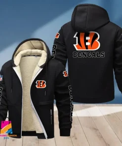 Cincinnati Bengals Multicolor Thickened Zipper Hoodies ANZTZH007