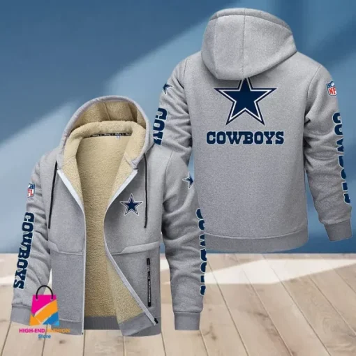 Dallas Cowboys Multicolor Thickened Zipper Hoodies ANZTZH009 - Image 9