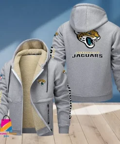 Jacksonville Jaguars Multicolor Thickened Zipper Hoodies ANZTZH015
