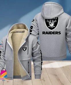 Las Vegas Raiders Multicolor Thickened Zipper Hoodies ANZTZH017