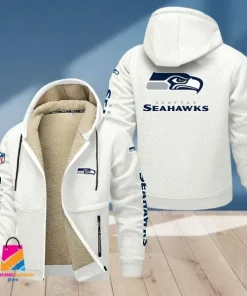 Seattle Seahawks Multicolor Thickened Zipper Hoodies ANZTZH029