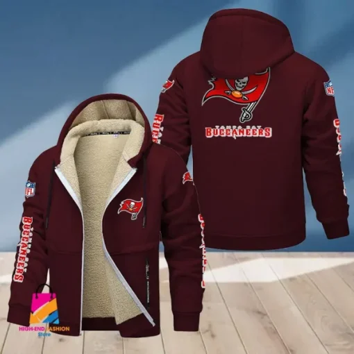 Tampa Bay Buccaneers Multicolor Thickened Zipper Hoodies ANZTZH030