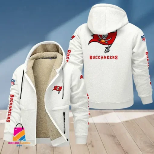 Tampa Bay Buccaneers Multicolor Thickened Zipper Hoodies ANZTZH030 - Image 3