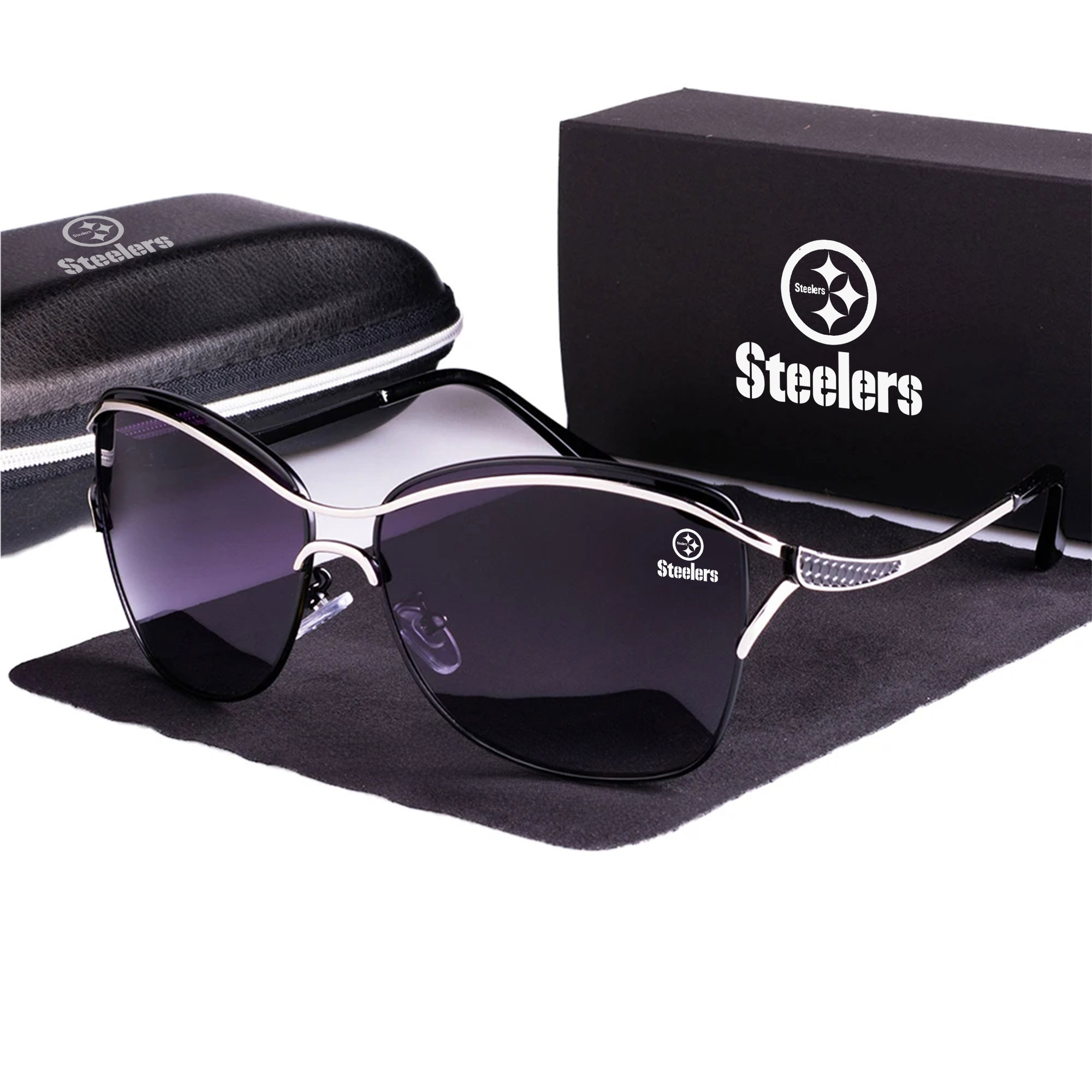 Pittsburgh Steelers Women’s Polarized Sunglasses Luxury Fashion VS 44 NF - Image 2