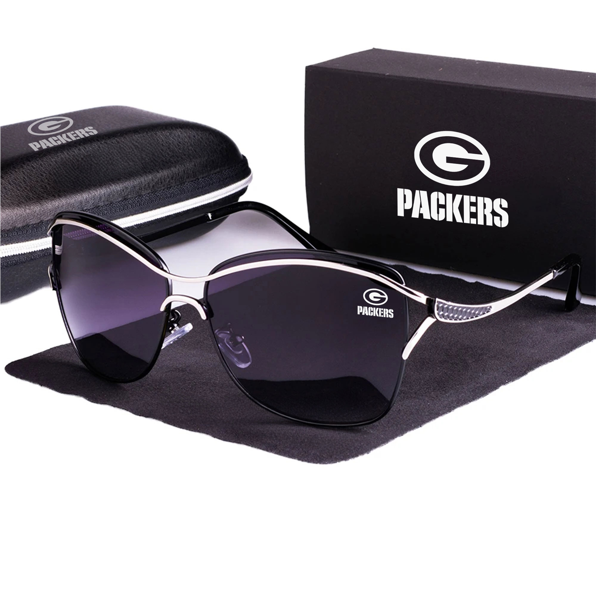 Green Bay Packers Women’s Polarized Sunglasses Luxury Fashion VS 44 NF - Image 5