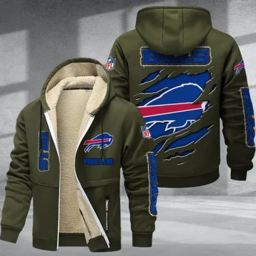 Buffalo Bills DMTZ0357 Thickened Zipper Hoodies - Image 10