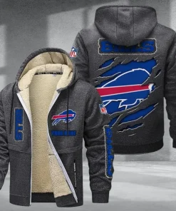 Buffalo Bills DMTZ0357 Thickened Zipper Hoodies