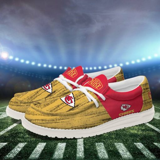 Kansas City Chiefs Personalized Hey Dude Shoes For Men And Women - Image 3