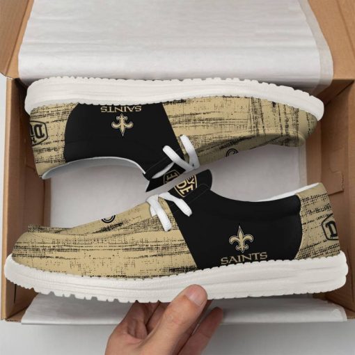 New Orleans Saints Personalized Hey Dude Shoes For Men And Women - Image 3