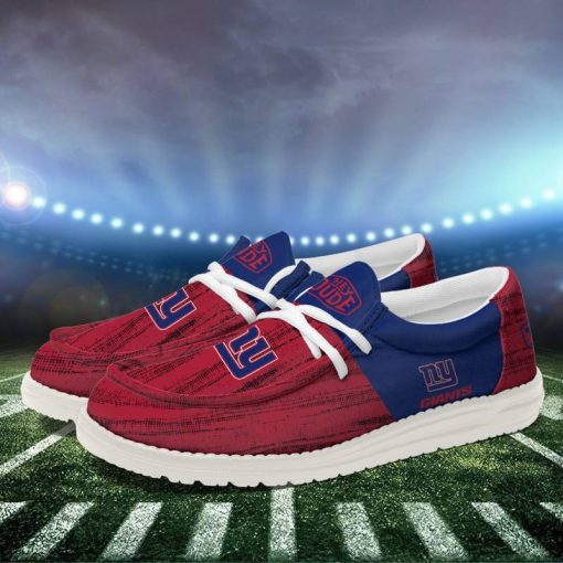New York Giants Personalized Hey Dude Shoes For Men And Women - Image 2