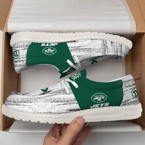 New York Jets Personalized Hey Dude Shoes For Men And Women - Image 2