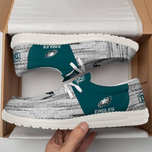 Philadelphia Eagles Personalized Hey Dude Shoes For Men And Women - Image 2