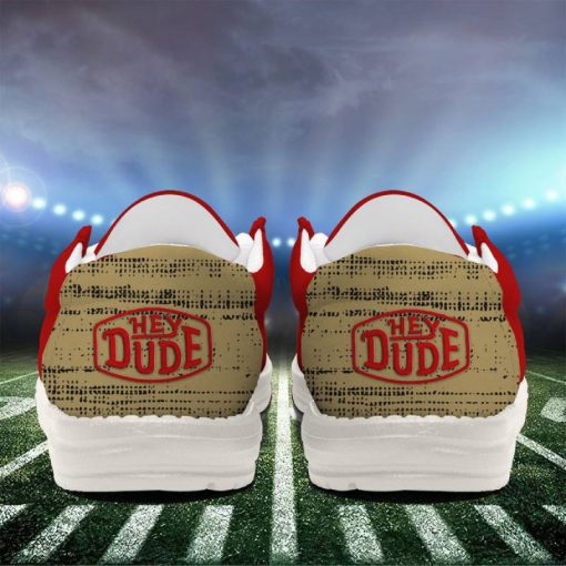 San Francisco 49ers Personalized Hey Dude Shoes For Men And Women - Image 4