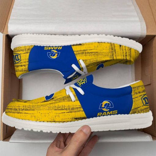 Footgearlocker Los Angeles Rams Personalized Hey Dude Shoes For Men And Women - Image 3