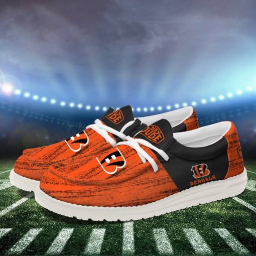Cincinnati Bengals Personalized Hey Dude Shoes For Men And Women - Image 2