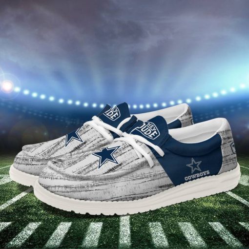 Dallas Cowboys Personalized Hey Dude Shoes For Men And Women - Image 2