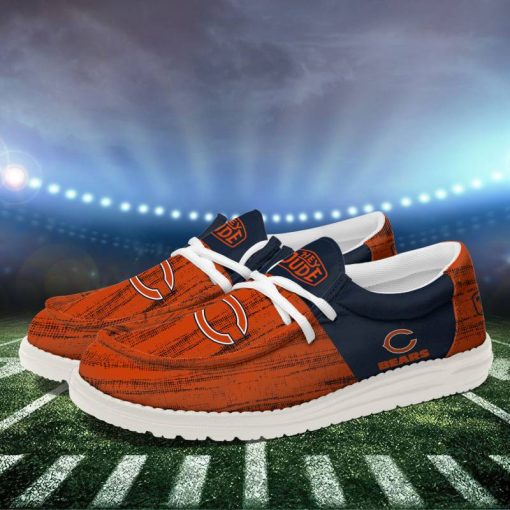 Chicago Bears Personalized Hey Dude Shoes For Men And Women - Image 3
