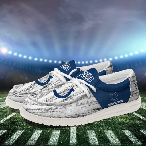 Indianapolis Colts Personalized Hey Dude Shoes For Men And Women - Image 5