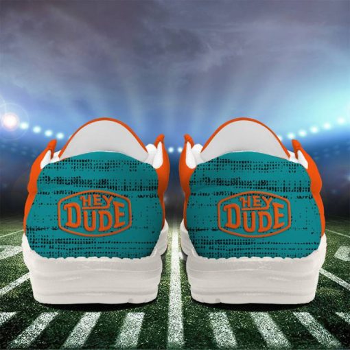 Miami Dolphins Personalized Hey Dude Shoes For Men And Women - Image 4