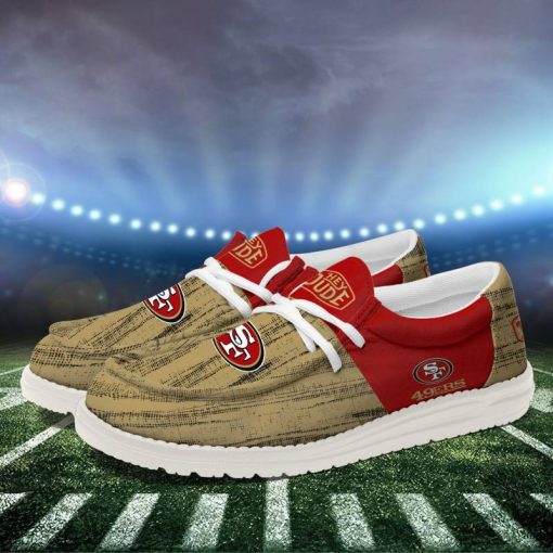 San Francisco 49ers Personalized Hey Dude Shoes For Men And Women - Image 2