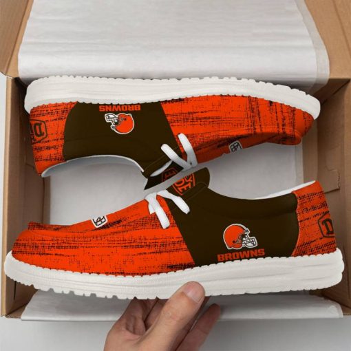 Cleveland Browns Personalized Hey Dude Shoes For Men And Women - Image 4