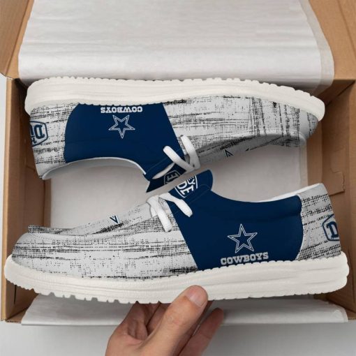 Dallas Cowboys Personalized Hey Dude Shoes For Men And Women - Image 3