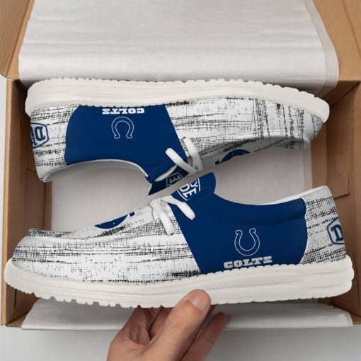 Indianapolis Colts Personalized Hey Dude Shoes For Men And Women - Image 4