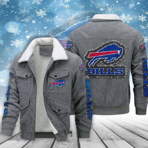 Buffalo Bills Thickened Corduroy Jacket