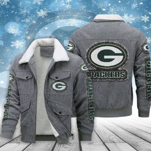 Green Bay Packers Thickened Corduroy Jacket