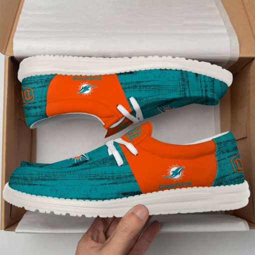 Miami Dolphins Personalized Hey Dude Shoes For Men And Women - Image 3