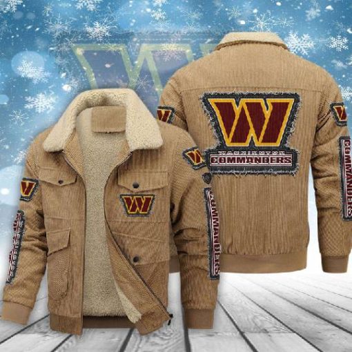 Washington Commanders Thickened Corduroy Jacket