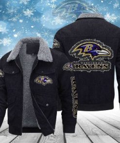Baltimore Ravens Thickened Corduroy Jacket