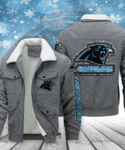 Carolina Panthers Thickened Corduroy Jacket