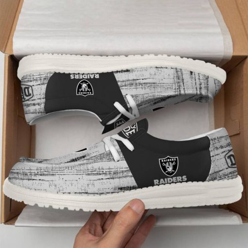 Las Vegas Raiders Personalized Hey Dude Shoes For Men And Women - Image 3