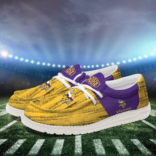 Minnesota Vikings Personalized Hey Dude Shoes For Men And Women - Image 2