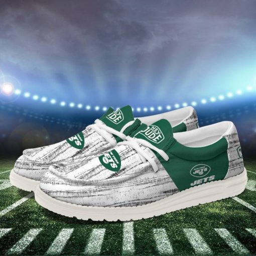 New York Jets Personalized Hey Dude Shoes For Men And Women - Image 3