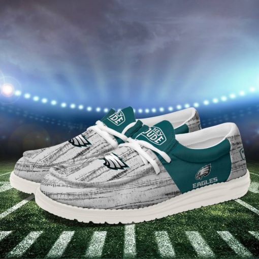 Philadelphia Eagles Personalized Hey Dude Shoes For Men And Women - Image 3