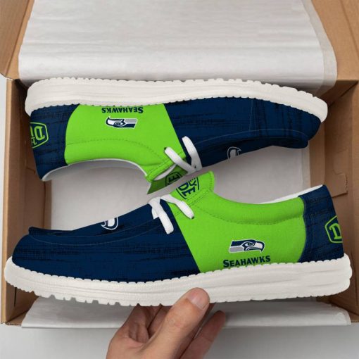 Seattle Seahawks Personalized Hey Dude Shoes For Men And Women - Image 2