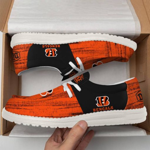 Cincinnati Bengals Personalized Hey Dude Shoes For Men And Women - Image 3