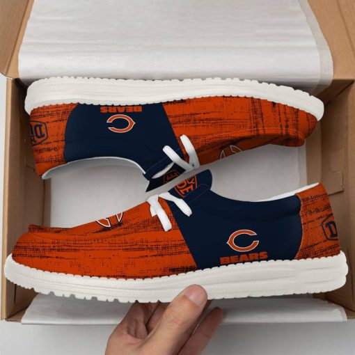 Chicago Bears Personalized Hey Dude Shoes For Men And Women - Image 2