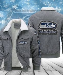 Seattle Seahawks Thickened Corduroy Jacket