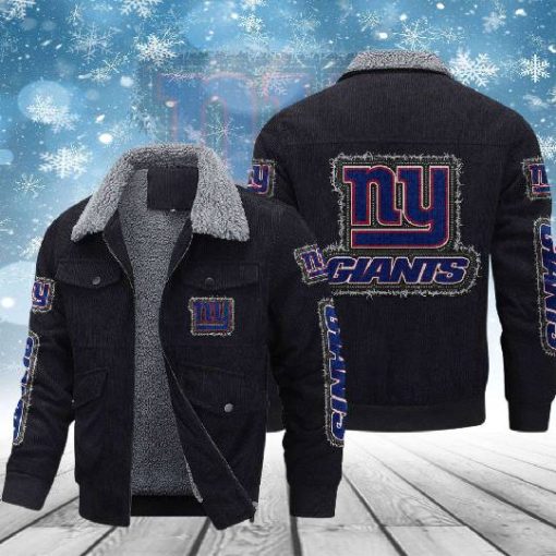 New York Giants Thickened Corduroy Jacket