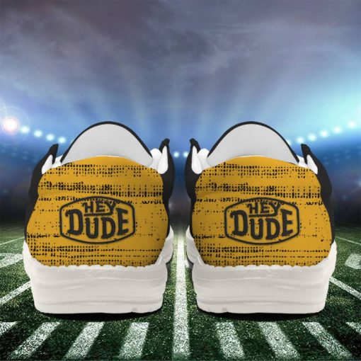 Pittsburgh Steelers Personalized Hey Dude Shoes For Men And Women - Image 4