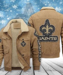 New Orleans Saints Thickened Corduroy Jacket