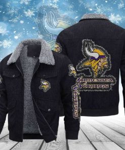 Minnesota Vikings Thickened Corduroy Jacket