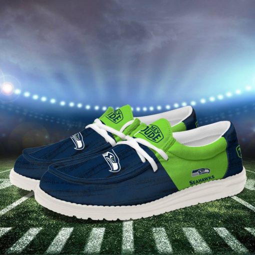 Seattle Seahawks Personalized Hey Dude Shoes For Men And Women - Image 3