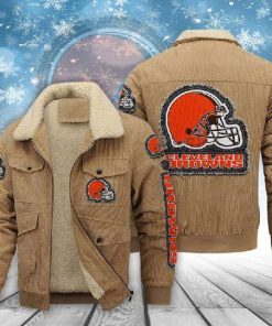 Cleveland Browns Thickened Corduroy Jacket