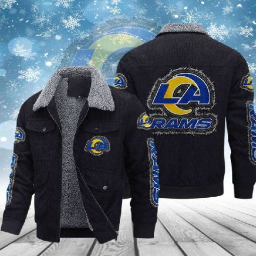 Los Angeles Rams Thickened Corduroy Jacket