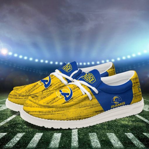 Footgearlocker Los Angeles Rams Personalized Hey Dude Shoes For Men And Women - Image 2
