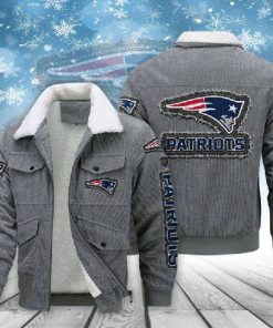 New England Patriots Thickened Corduroy Jacket